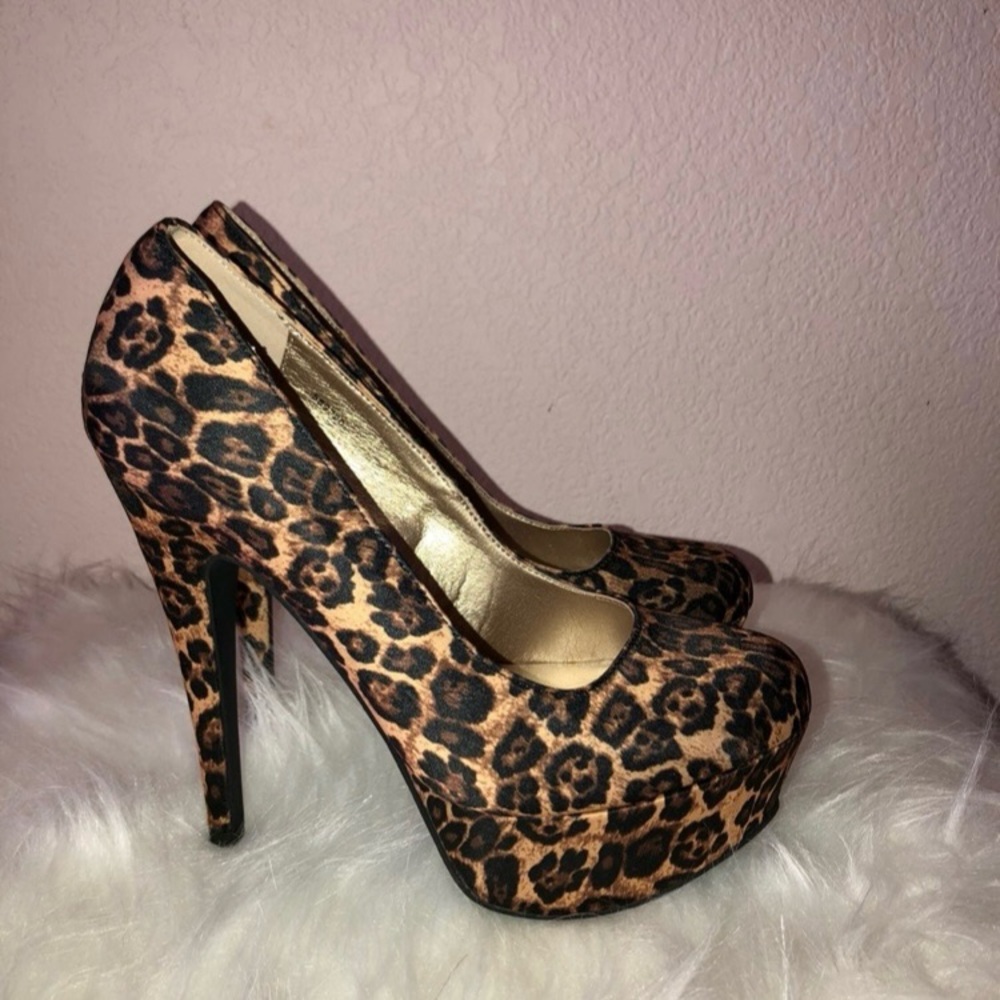 Charlotte Russe Leopard Print Heels